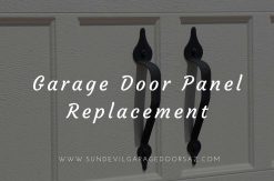 garage door panel replacement